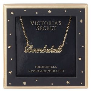 Victoria's Secret Bombshell Nameplate Necklace